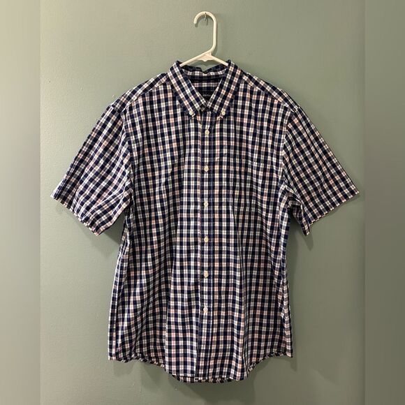 NWOT … BASIC EDITIONS “Size: L” Easy Care Dress Shirt - Picture 1 of 3